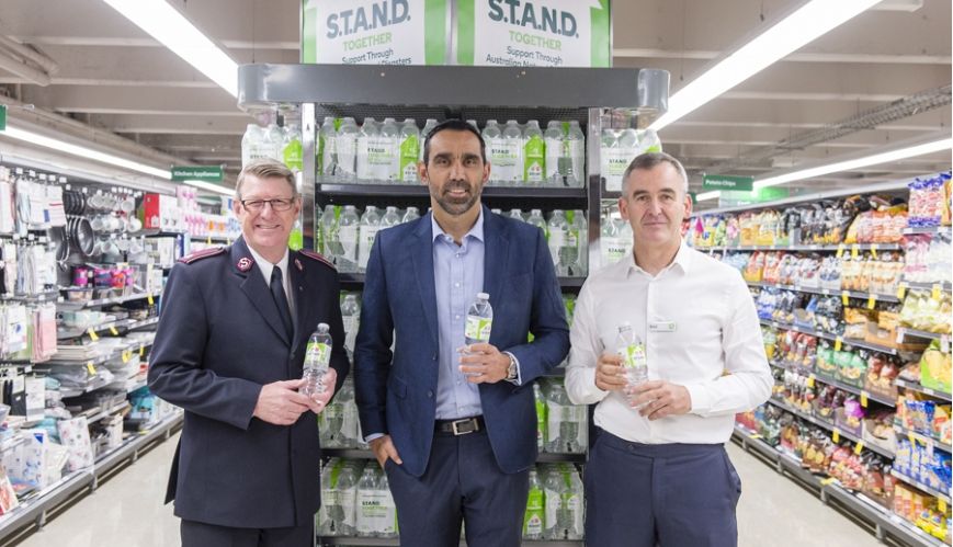 Salvos and Woolworths take a S.T.A.N.D for disaster victims