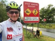 Kelvin still pedalling for a good cause