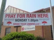 Prayers for rain to break the drought