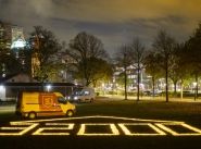 Candles shine light on homelessness in the Netherlands