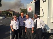 Aussie officers join wildfire relief effort in California