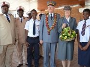 General calls for integrity and visibility during first visit to Malawi
