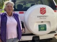 Caravan helps bushfire victims get on with life