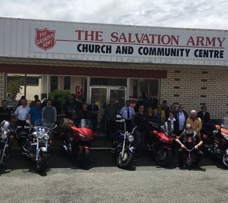 Rural motorbike ministry on the road in Western Australia