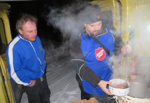 Salvos support homeless as big freeze hits Europe