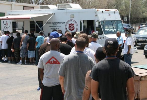 Salvation Army responds to massive fire in California