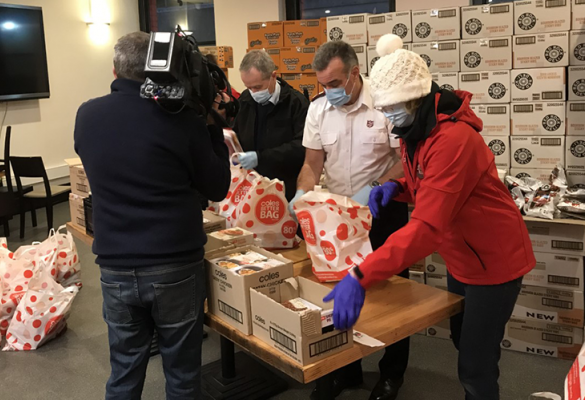 Project 614 delivering food - and hope - in latest lockdown