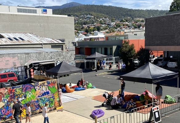 Hobart Corps provides car park space for the community