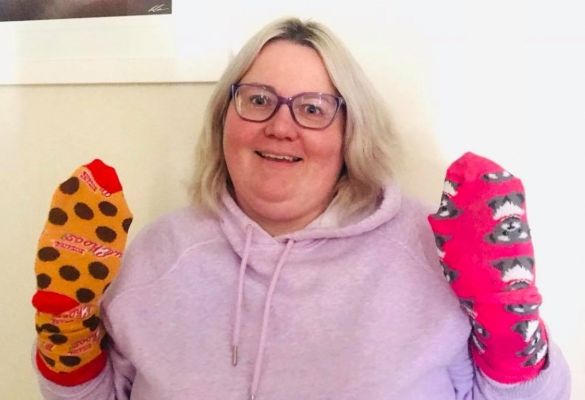 Marion Corps' odd socks day handy solution to lockdown blues