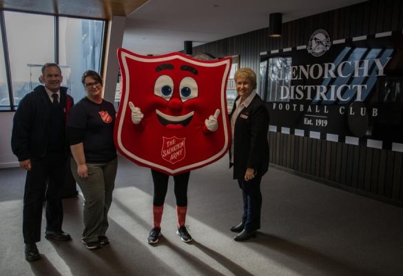 Footy club pulls socks up for Red Shield Appeal