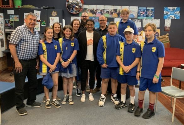 Bellarine students on track with Olympian Nova Peris