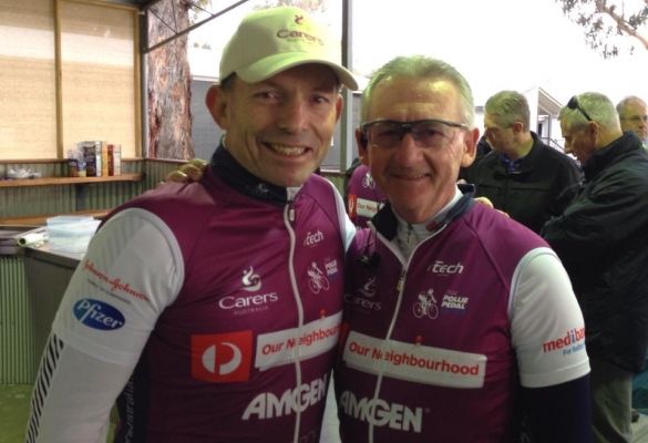 Colonel Alley's prayer gets Pollie Pedal on the road