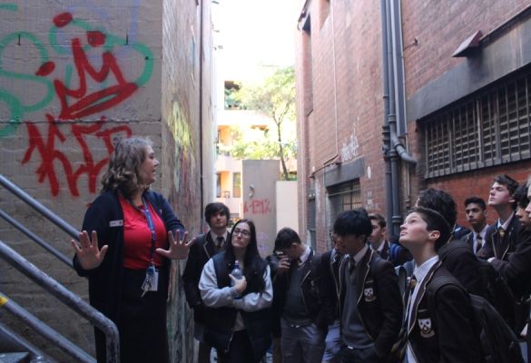 Homelessness city tour gives students a reality check