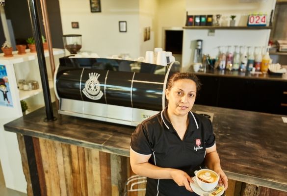 Salvos help Fatemah settle into new life