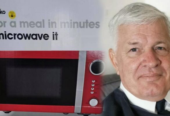 Microwave donation brings UK man in from the cold