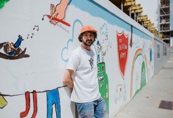 School students' mural puts Army mission on display