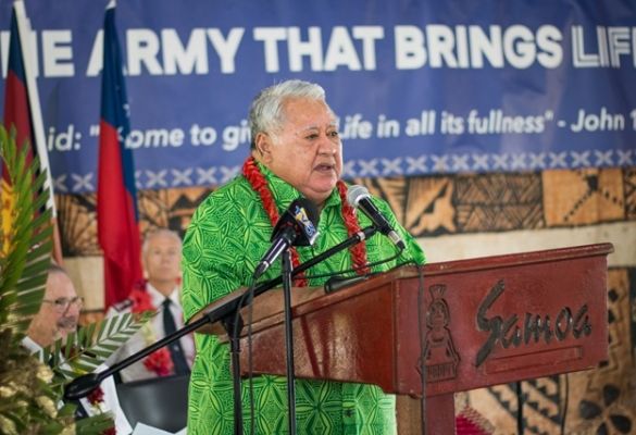 Prime Minister welcomes Salvation Army in Samoa