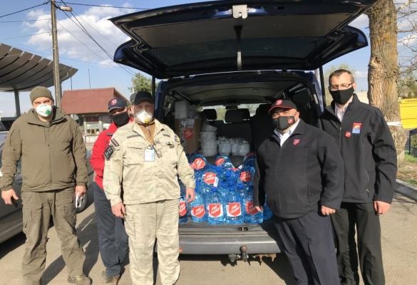 Salvation Army assists personnel tackling Chernobyl bushfires