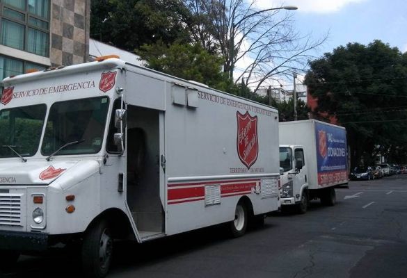 The Salvation Army in Mexico responds to dual disasters