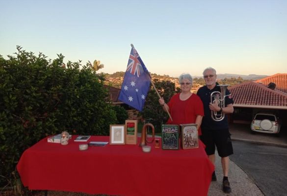 Commemorating Anzac Day - from home