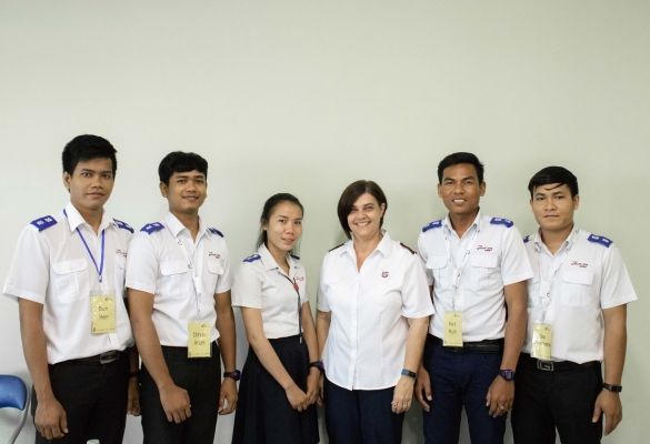 Australian officers' teaching tour of Cambodia