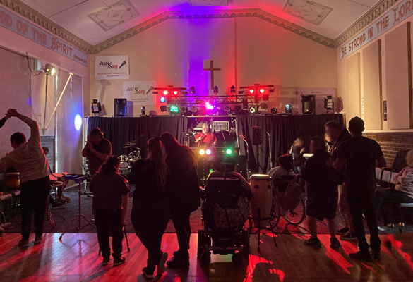 Music therapy a big hit at Preston Salvos