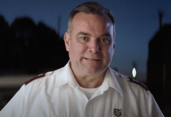 Brendan Nottle fronts Red Shield Appeal advertising
