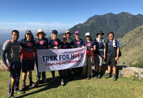 Trekkers step out for hope in Sri Lanka