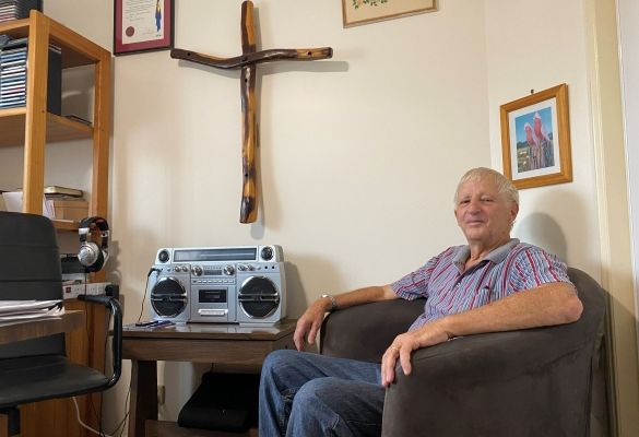 'Prayer chair' gets Don through the day