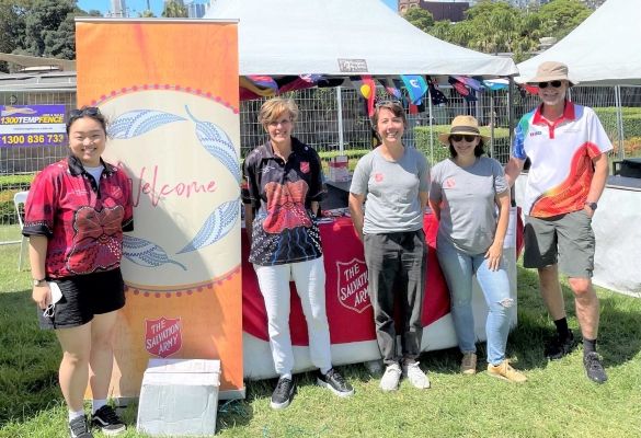 Sharing the love of Jesus at Yabun