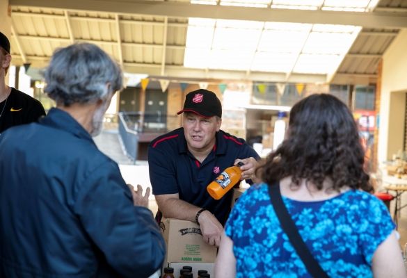 Salvos offer help and hope at flood sites