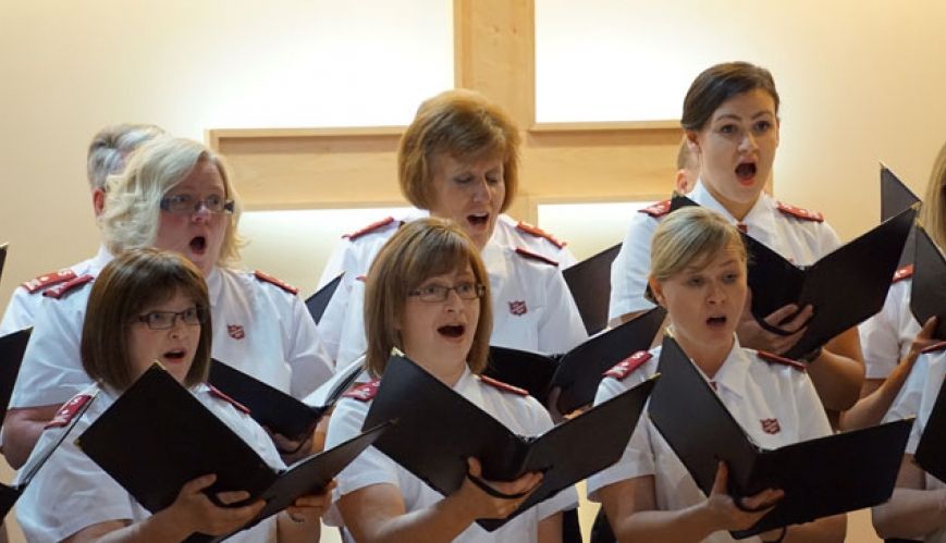 Canadian Staff Songsters dedicated for ministry