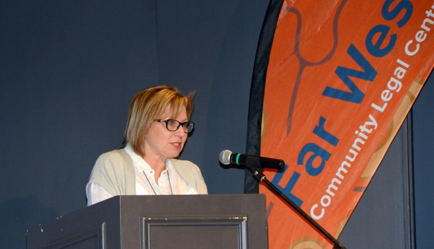 Rosie Batty addresses domestic violence forum in Broken Hill
