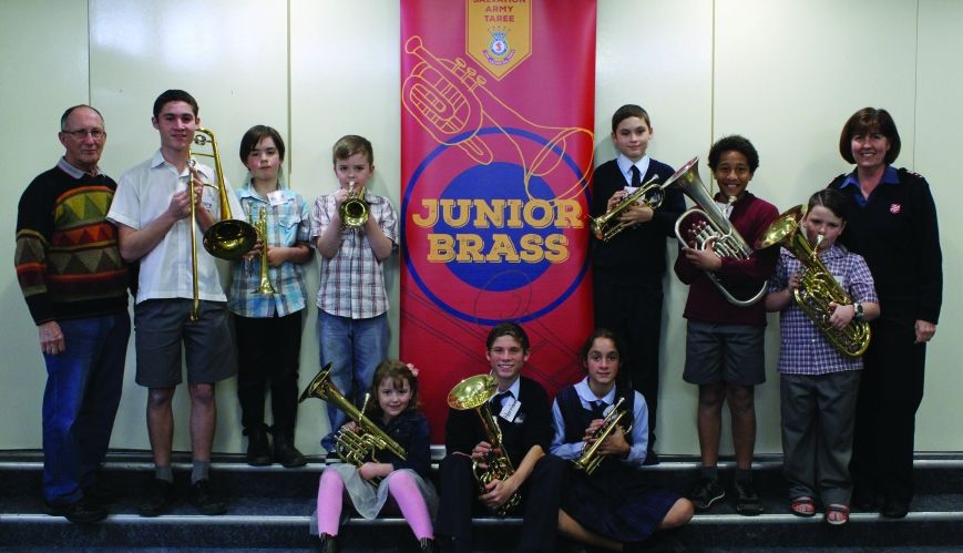 Junior Brass building bridges into Taree community