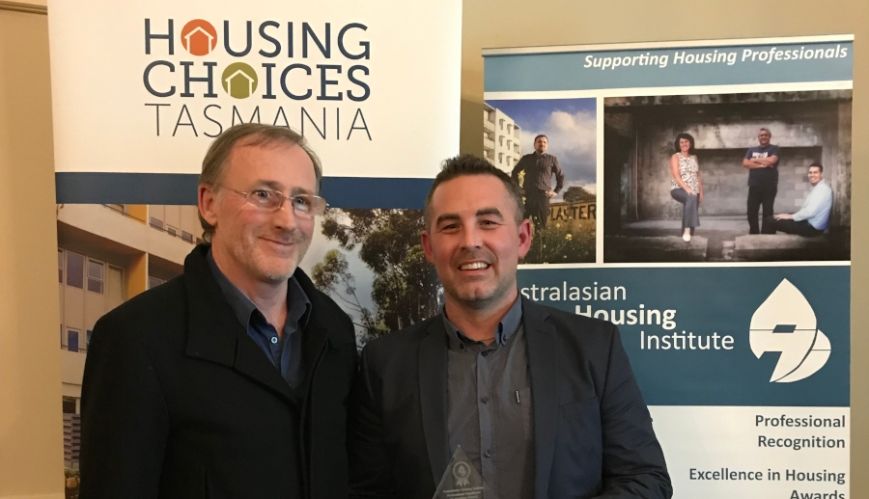 Tasmania Housing team picks up major award