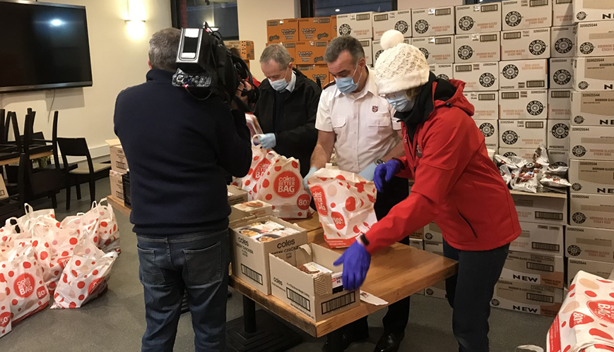 Project 614 delivering food - and hope - in latest lockdown