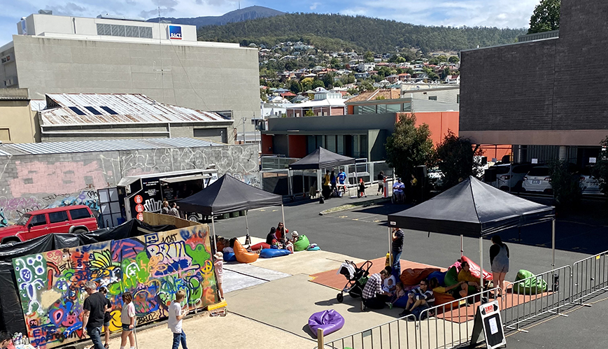 Hobart Corps provides car park space for the community