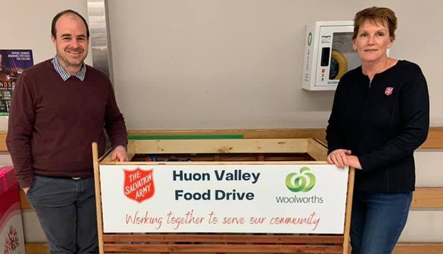 Huonville hauls in the generosity