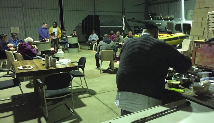 Men's group takes off in Mt Isa hangar