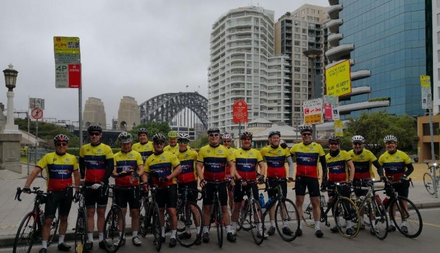 Ride for homeless sets off from Sydney
