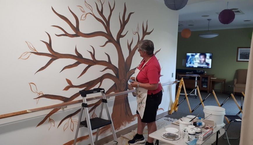 Aged Care mural to bear fruit of good conversation