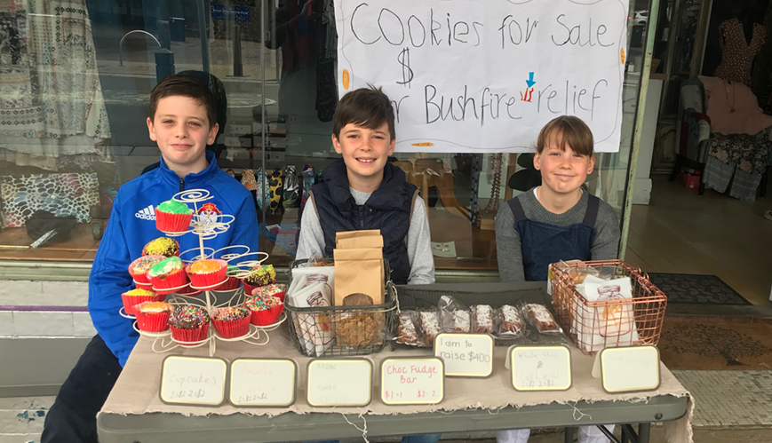 Samuel baking a difference, one cookie at a time