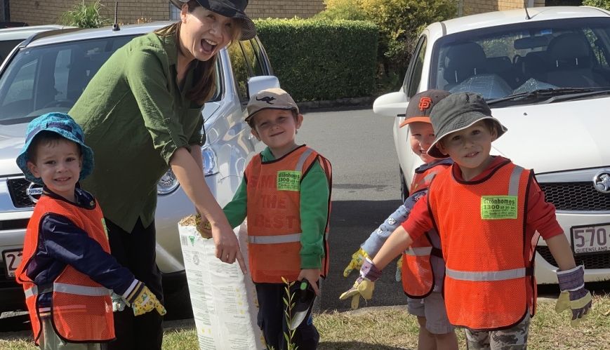 Little 'Green Warriors' bring out the 'God Colours'