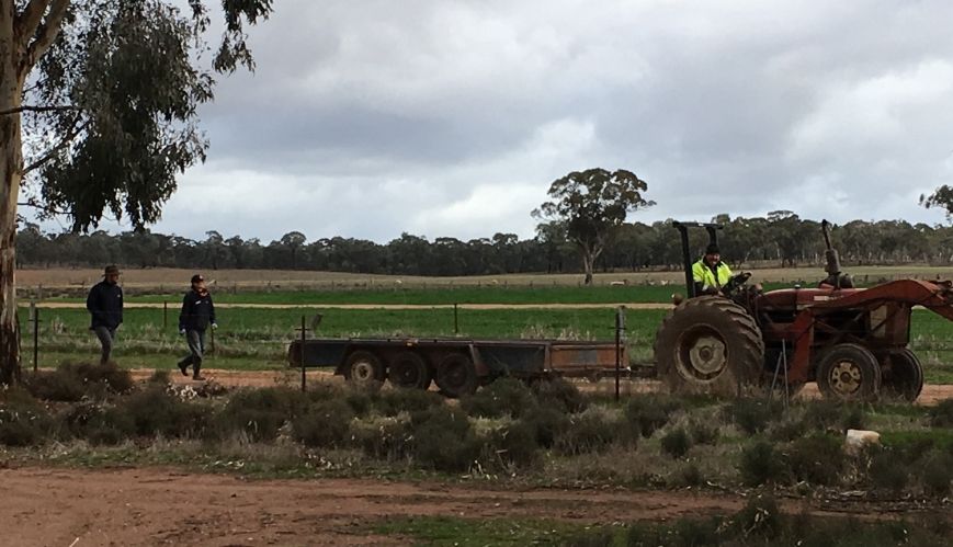 A prayer and a cuppa make an elderly farmer's day