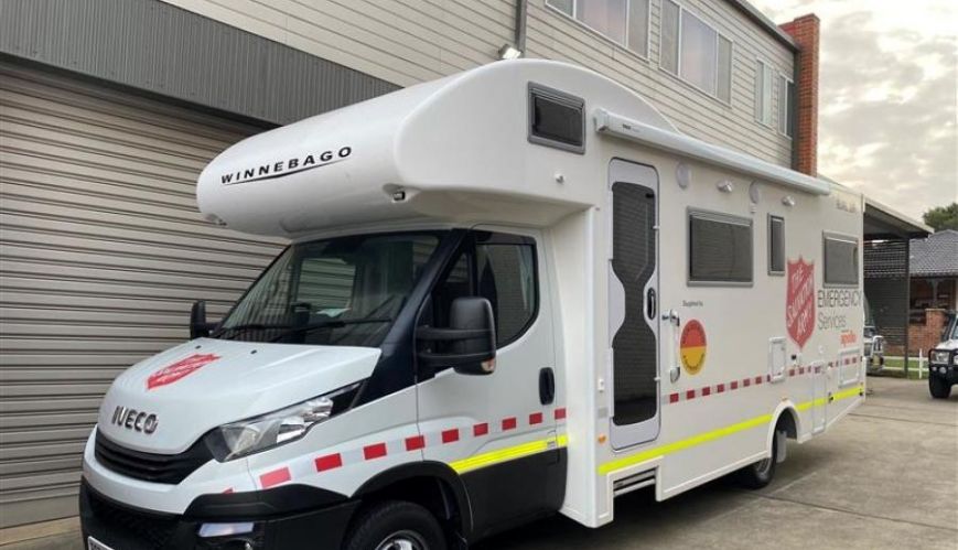 Winnebago gets bushfire recovery on the road