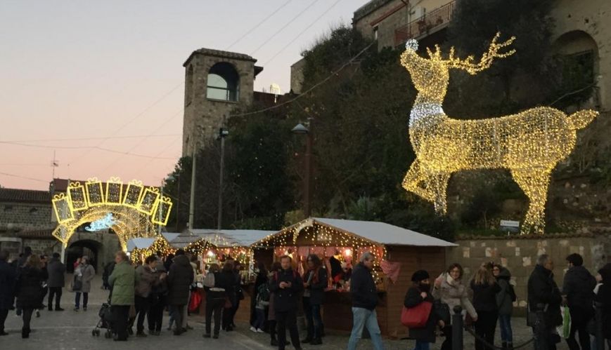 The mundane meets the sacred at Christmas time in Italy