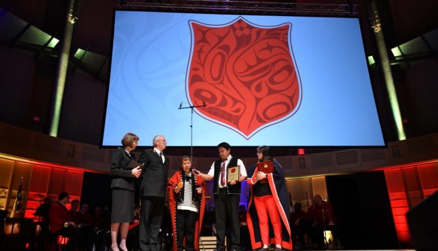 New Indigenous red shield for Canada
