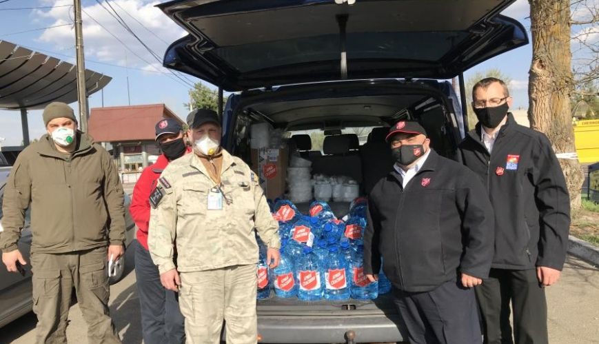 Salvation Army assists personnel tackling Chernobyl bushfires