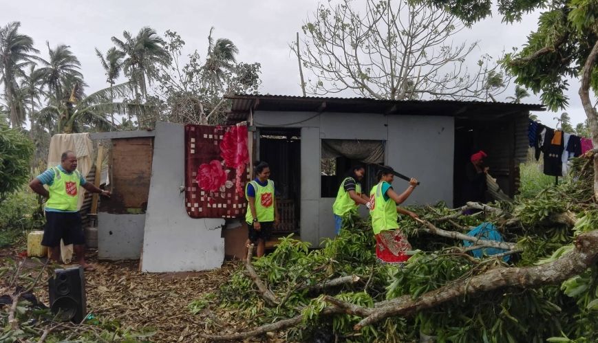 Salvation Army responds after Cyclone Gita devastates Pacific island nations