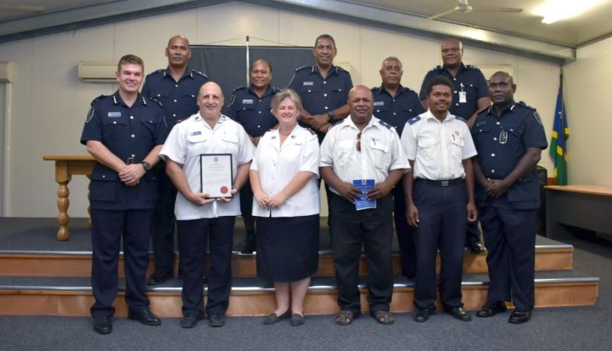 Salvation Army receives award in Solomon Islands